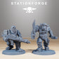 Productfoto Tabletop 28mm The Printing Goes Ever On (TPGEO) 0: Orkaz Berserkers