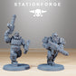 Productfoto Tabletop 28mm The Printing Goes Ever On (TPGEO) 0: Orkaz Berserkers
