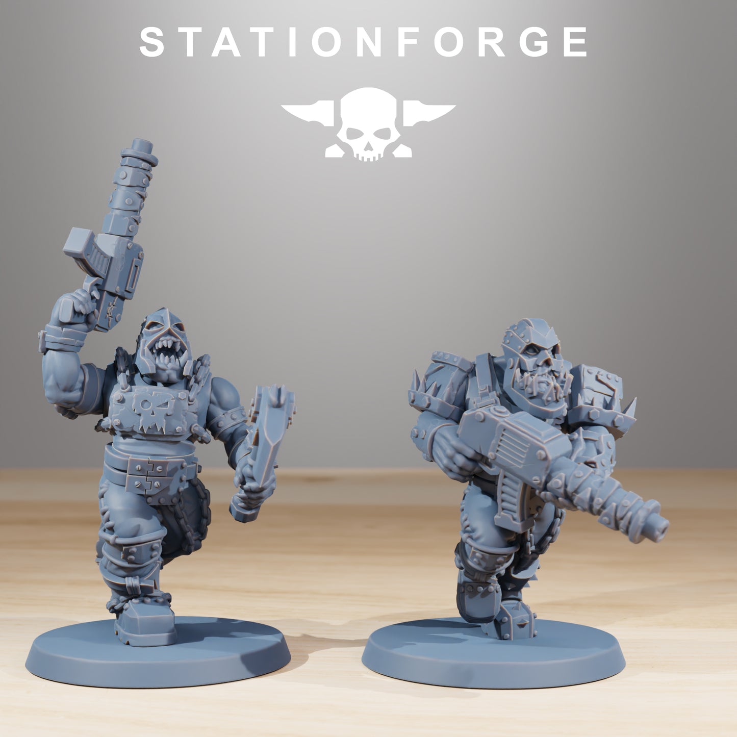Productfoto Tabletop 28mm The Printing Goes Ever On (TPGEO) 0: Orkaz Berserkers