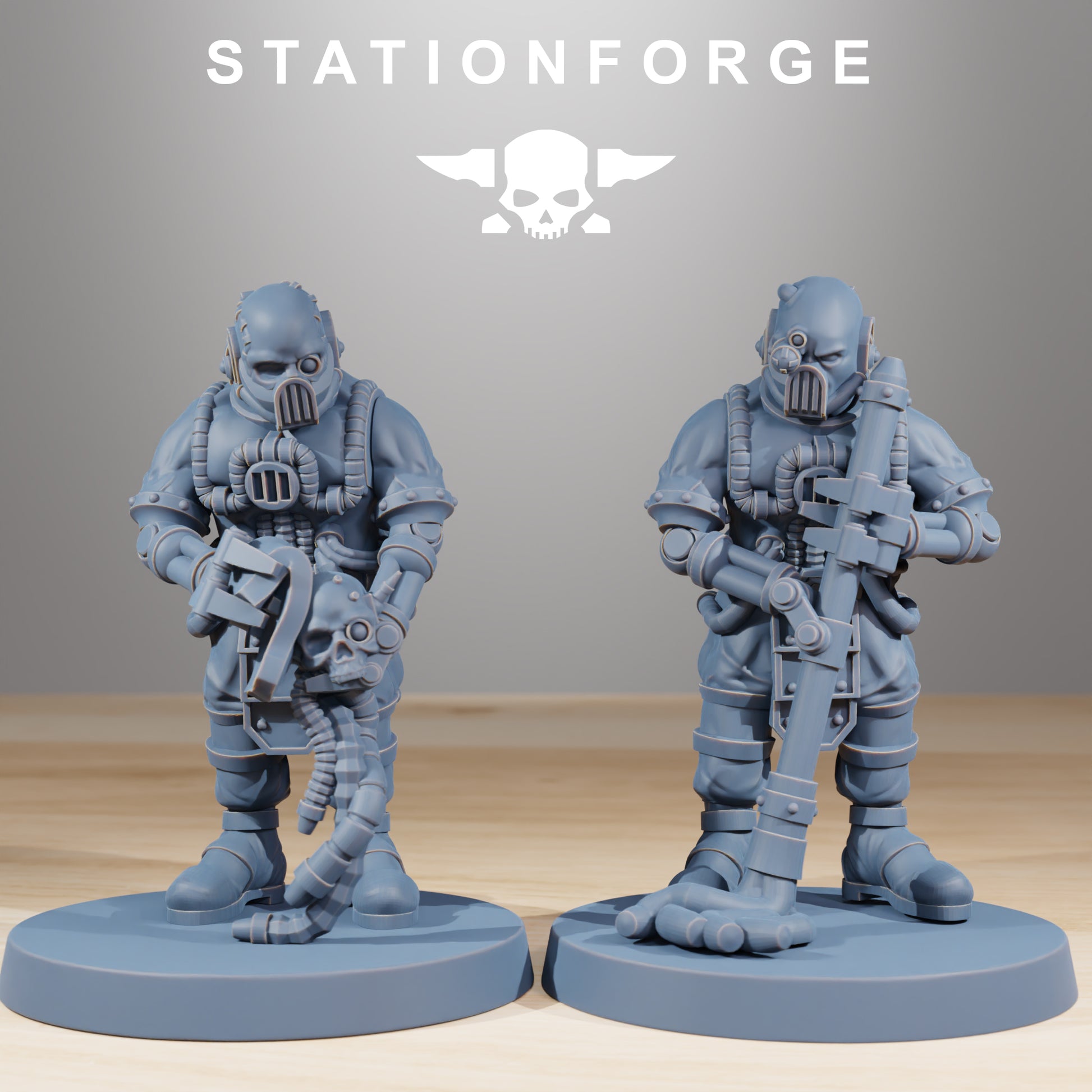 Productfoto Tabletop 28mm The Printing Goes Ever On (TPGEO) 0: Scavenger Cyborgs