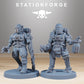 Productfoto Tabletop 28mm The Printing Goes Ever On (TPGEO) 0: Scavenger Cyborgs