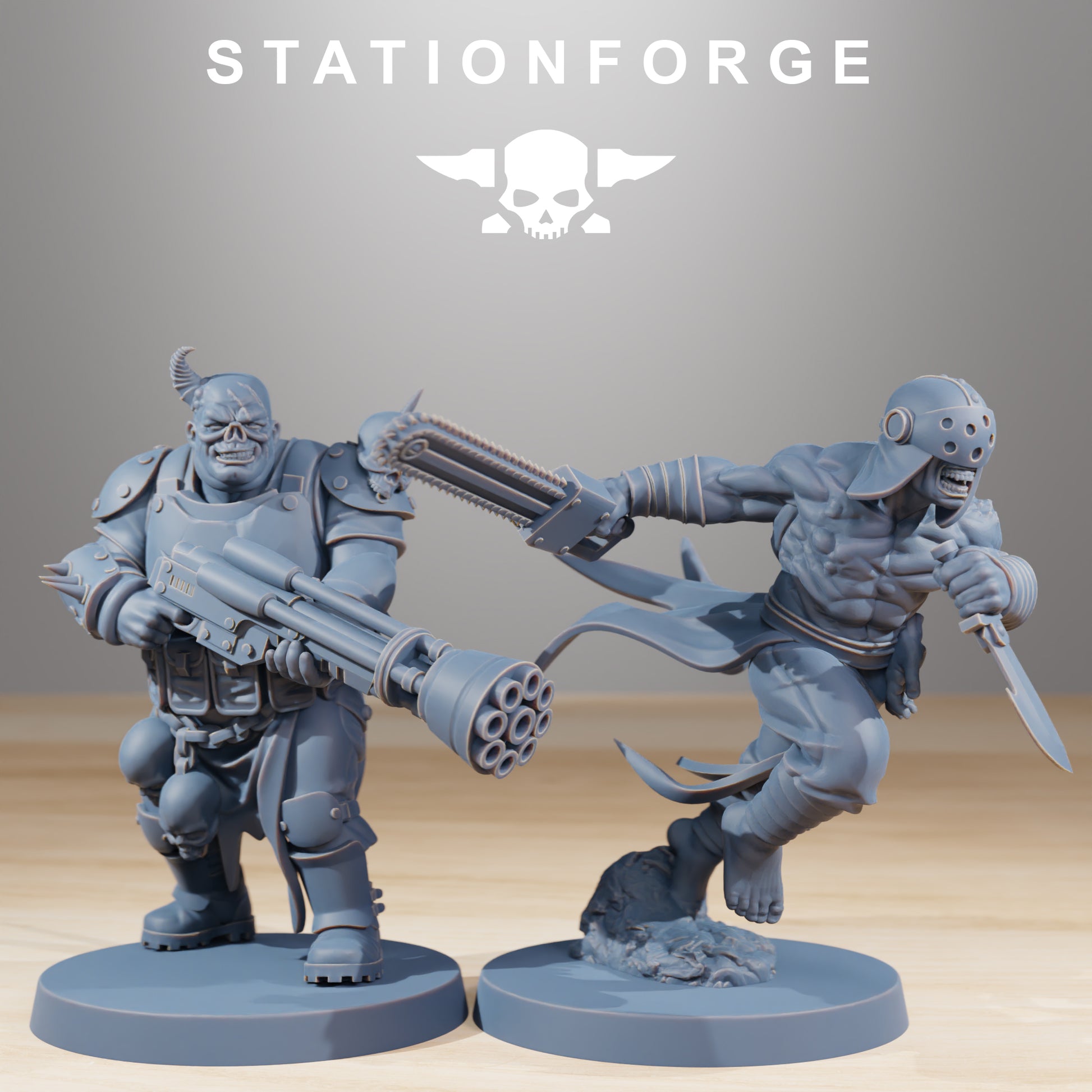 Productfoto Tabletop 28mm The Printing Goes Ever On (TPGEO) 0: Corrupted Guard Nomaden