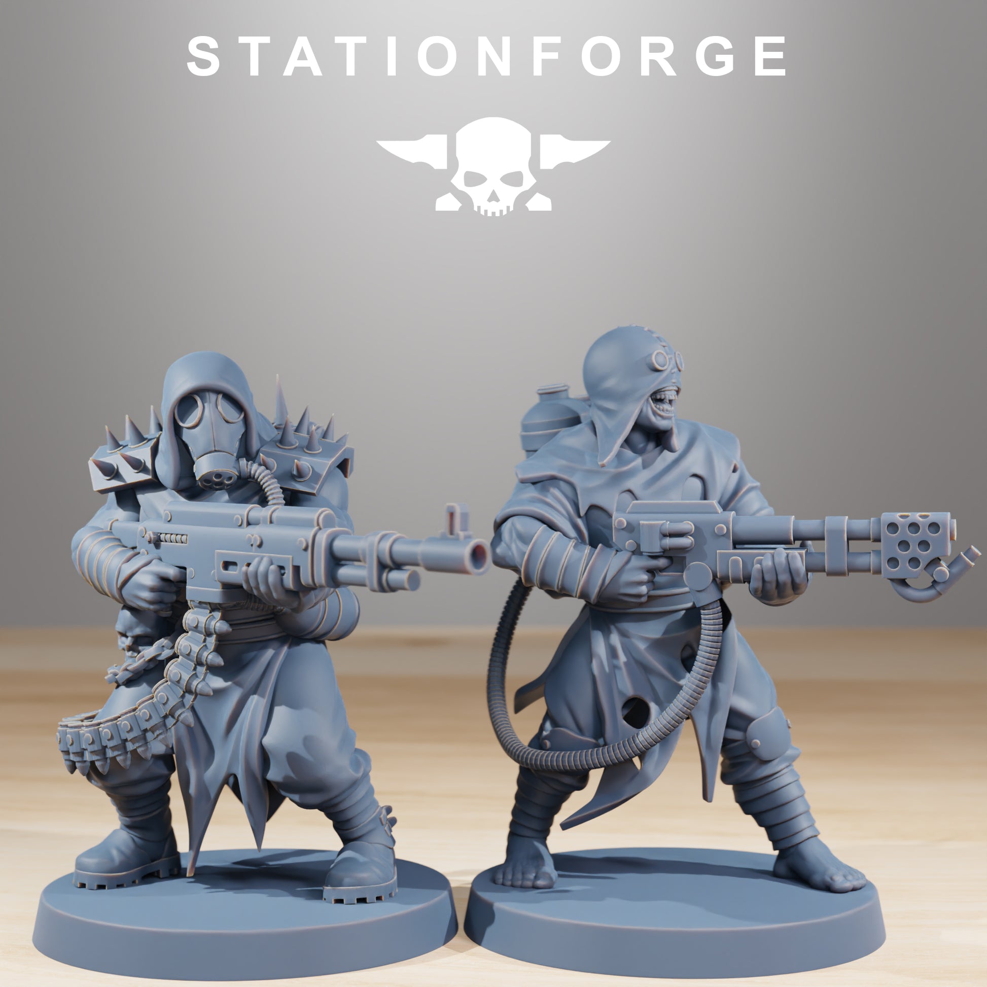 Productfoto Tabletop 28mm The Printing Goes Ever On (TPGEO) 0: Corrupted Guard Nomaden