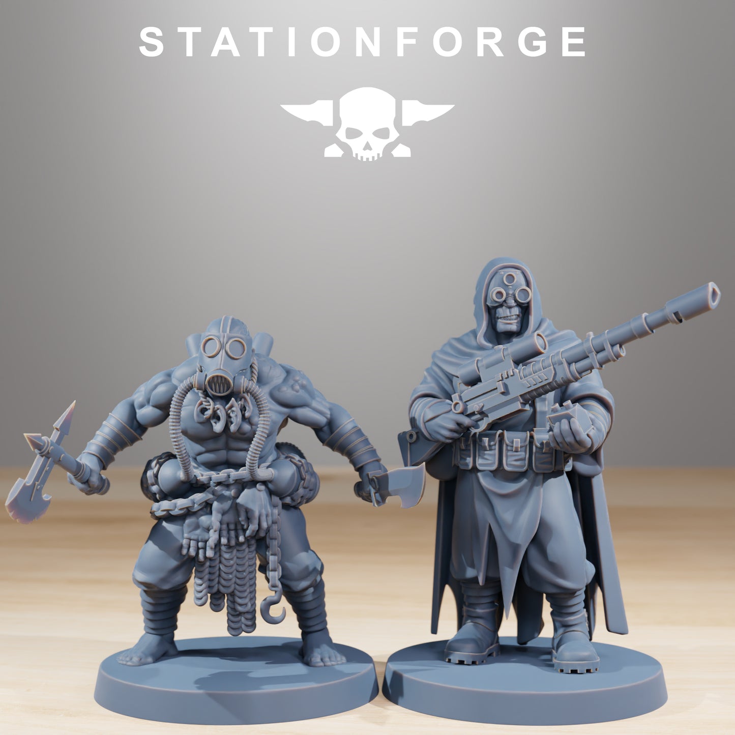Productfoto Tabletop 28mm The Printing Goes Ever On (TPGEO) 0: Corrupted Guard Nomaden