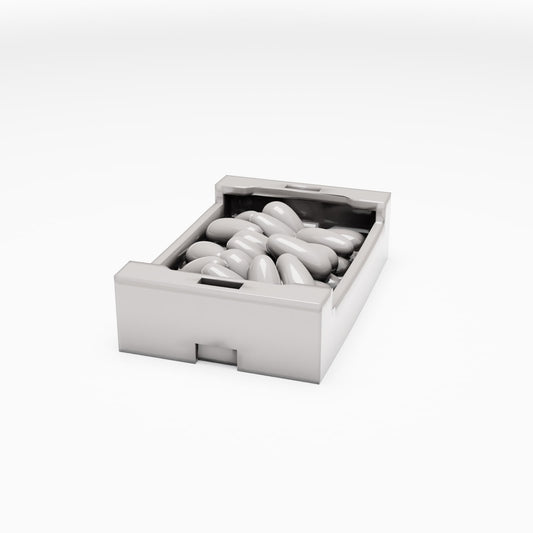 Productfoto diorama en modelbouw 0: Diorama markt: verkoopkist gevuld met waren (Ref. 791D)