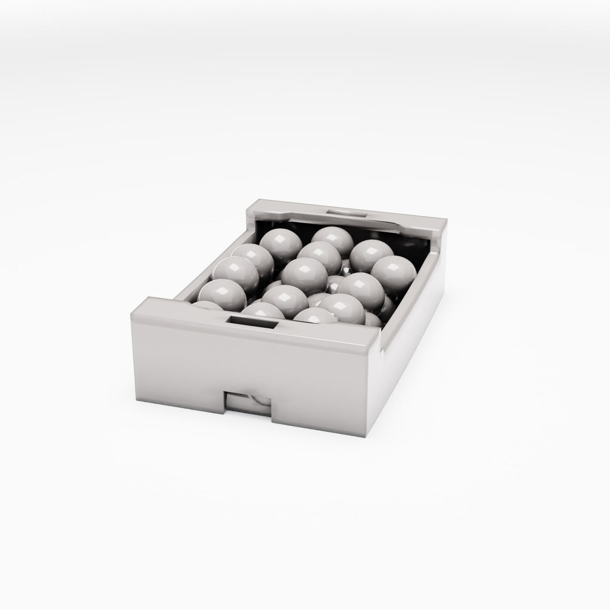 Productfoto diorama en modelbouw 0: Marktdiorama: kist met ronde waren (Ref. 794D)