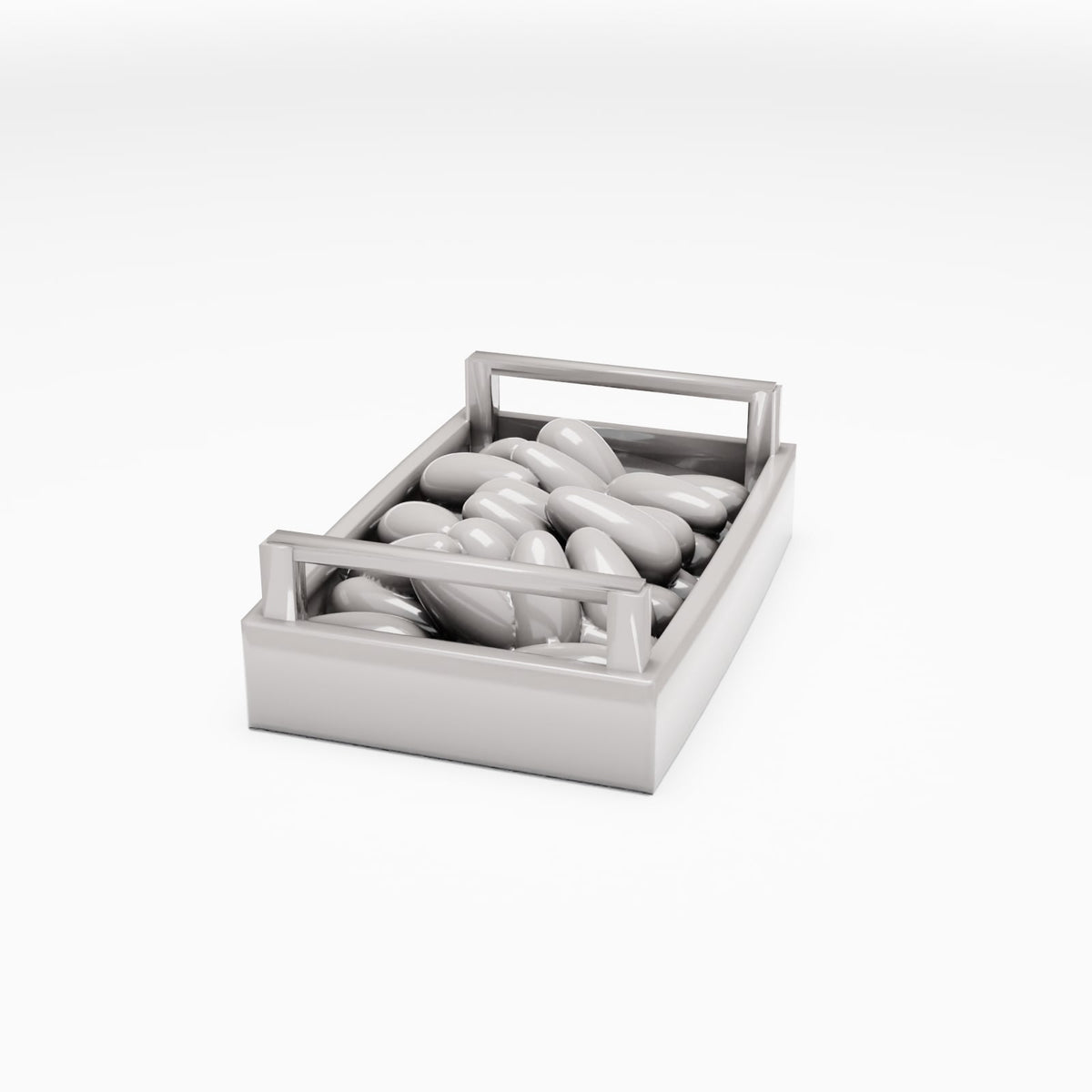 Productfoto diorama en modelbouw 0: Marktdiorama: fruitkist met marktwaar (Ref. 796D)