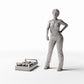 Productfoto diorama en modelbouw 1: Marktdiorama: fruitkist met producten (Ref. 799D)