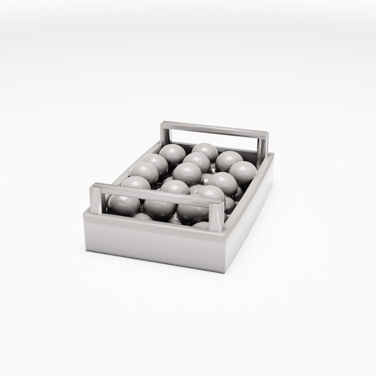 Productfoto diorama en modelbouw 0: Marktdiorama: fruitkist met producten (Ref. 799D)