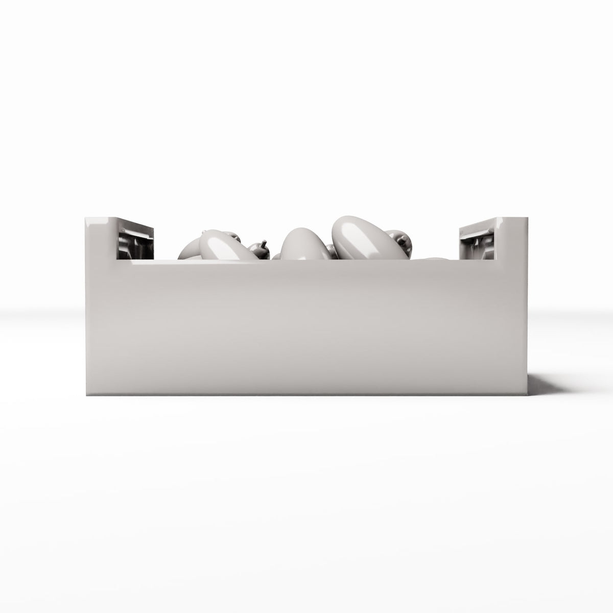 Productfoto diorama en modelbouw 2: Diorama-opslag: stapelbare marktkist met handgrepen (Ref. 803D)