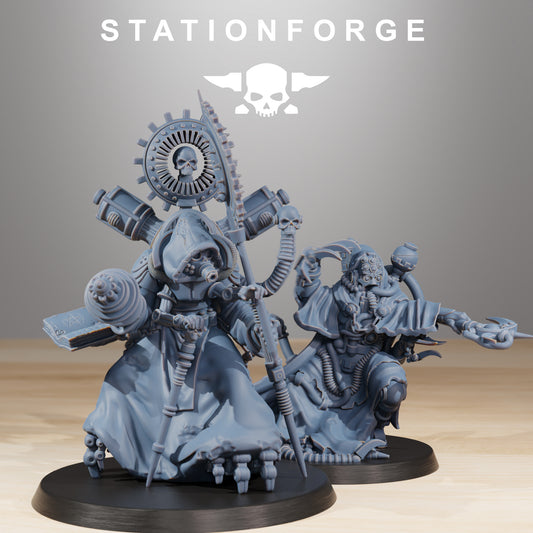 Produktfoto Tabletop 28mm The Printing Goes Ever On (TPGEO)  0: Scavengers Cultist Leader & The Seer