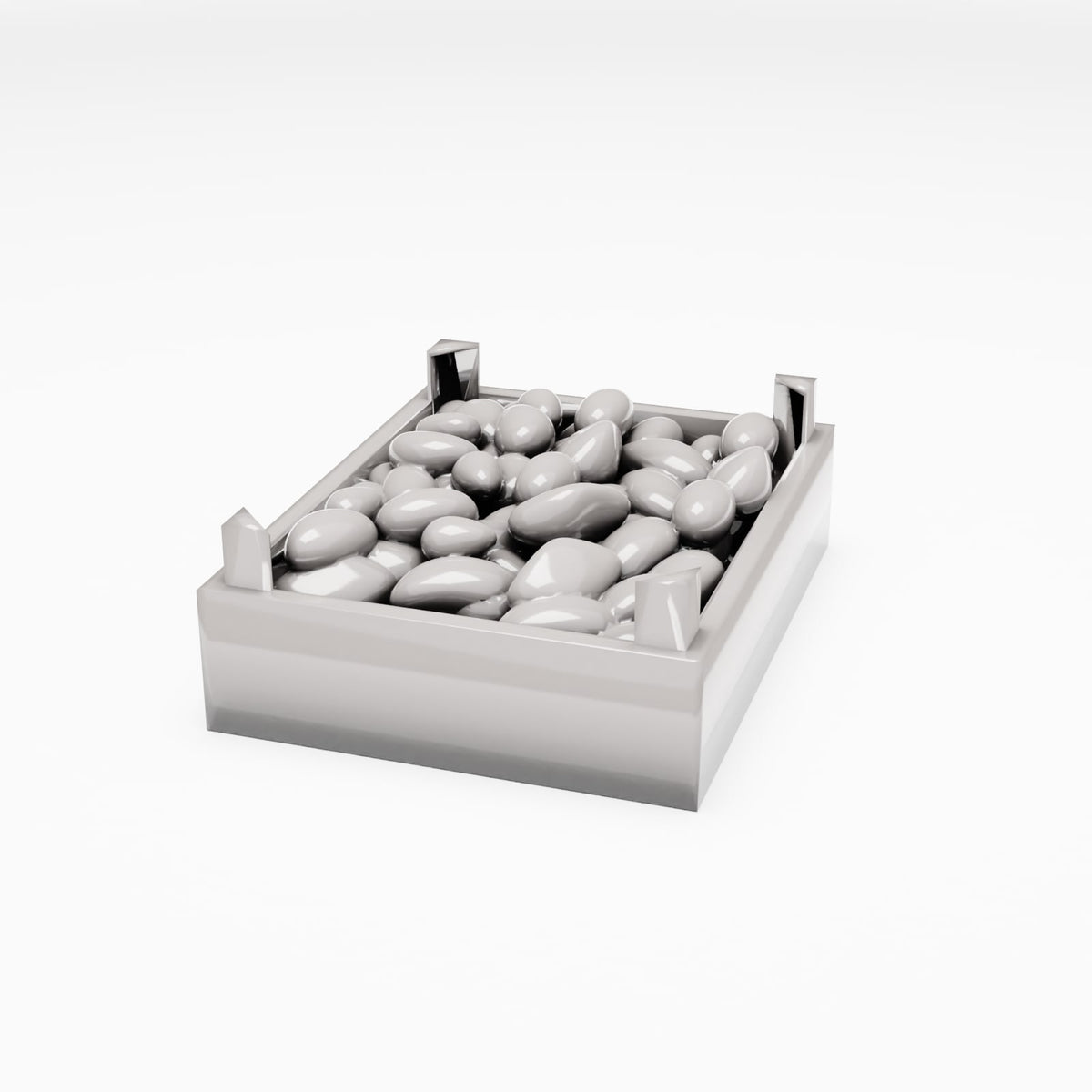 Productfoto diorama en modelbouw 0: Marktdiorama: Gevulde fruit- en groentekist (Ref. 806D)