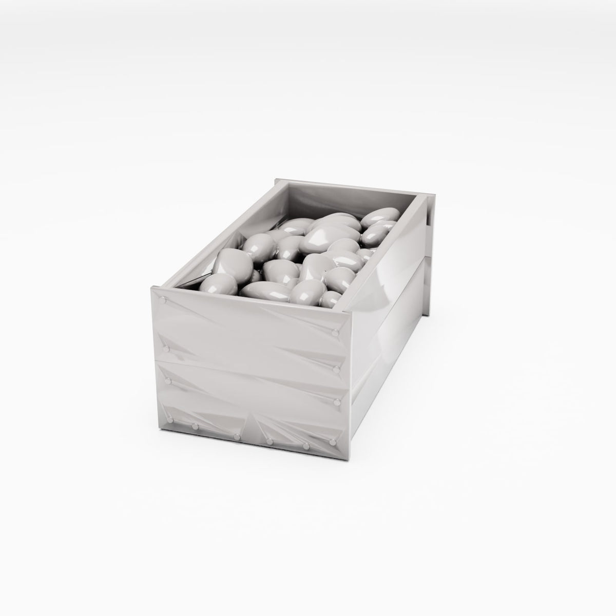 Productfoto diorama en modelbouw 0: Marktdiorama: open fruitkist met producten (Ref. 815D)