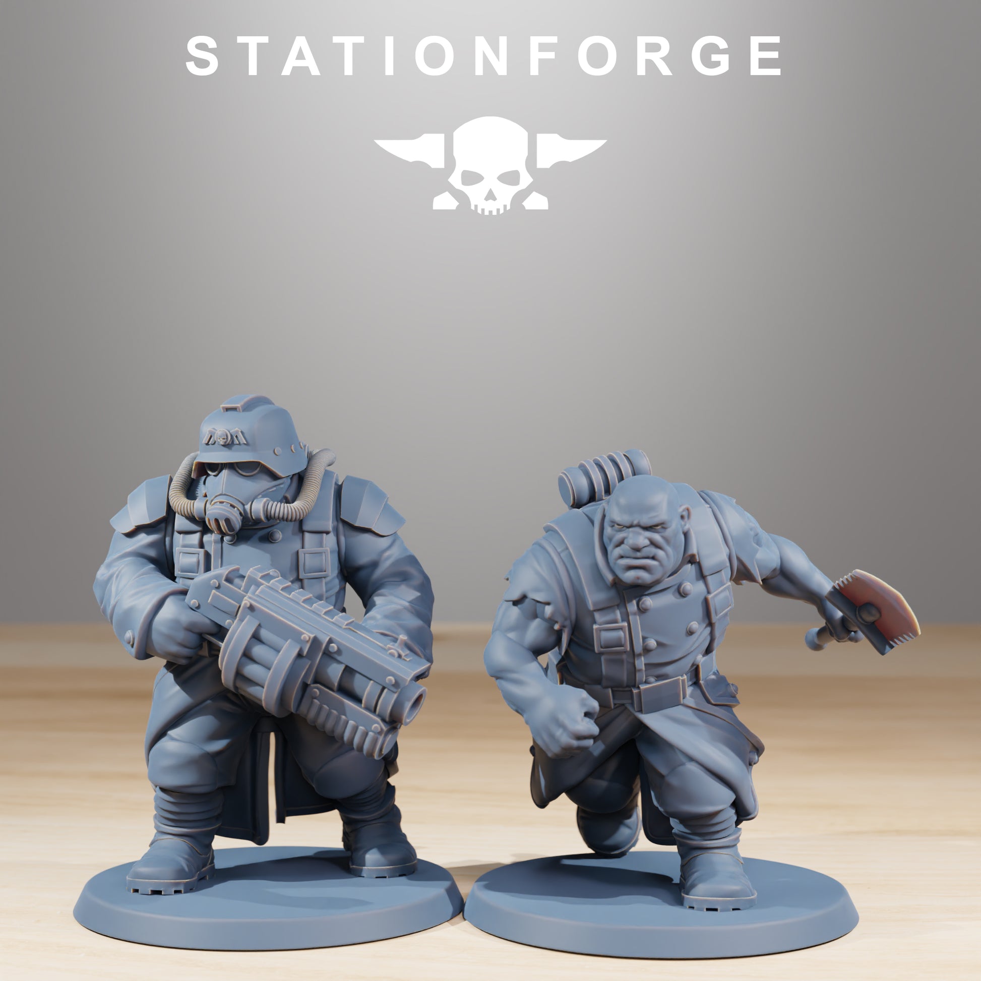 Productfoto Tabletop 28mm The Printing Goes Ever On (TPGEO) 0: GrimGuard Mutanten