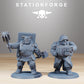 Productfoto Tabletop 28mm The Printing Goes Ever On (TPGEO) 0: GrimGuard Mutanten