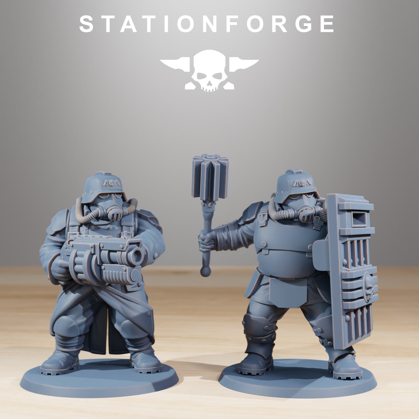 Productfoto Tabletop 28mm The Printing Goes Ever On (TPGEO) 0: GrimGuard Mutanten