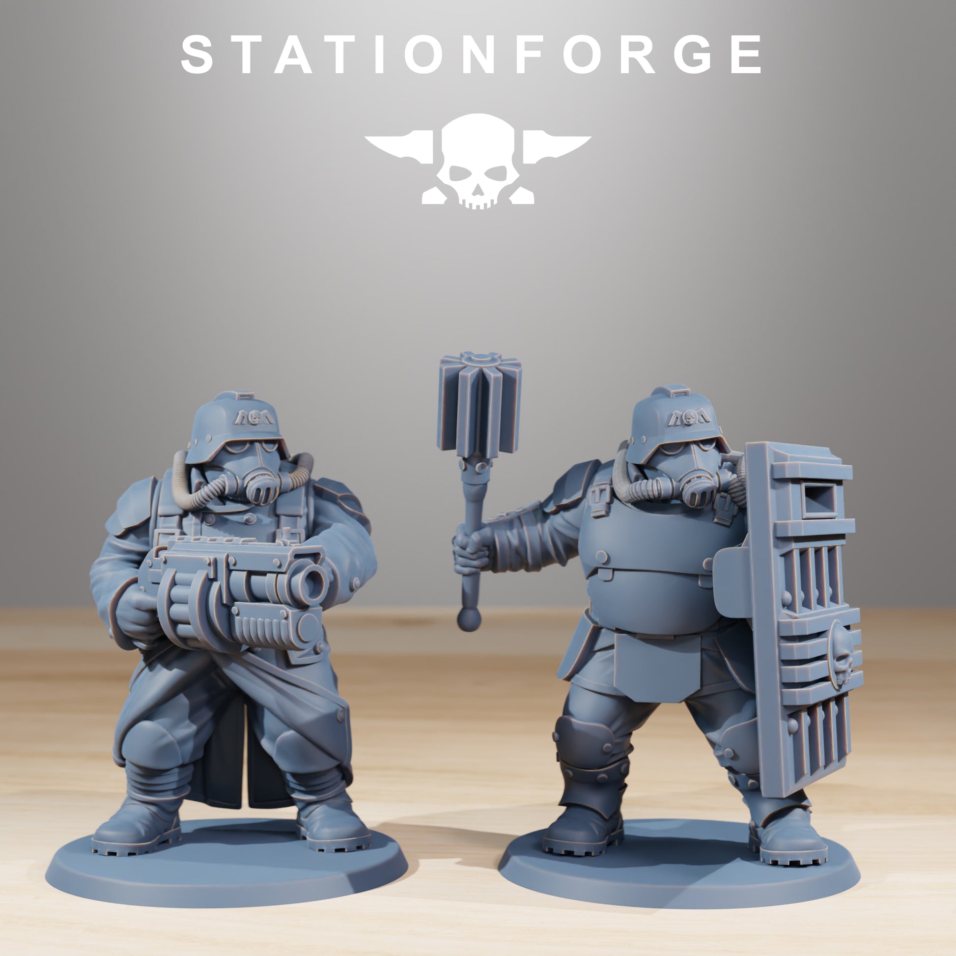 Productfoto Tabletop 28mm The Printing Goes Ever On (TPGEO) 0: GrimGuard Mutanten