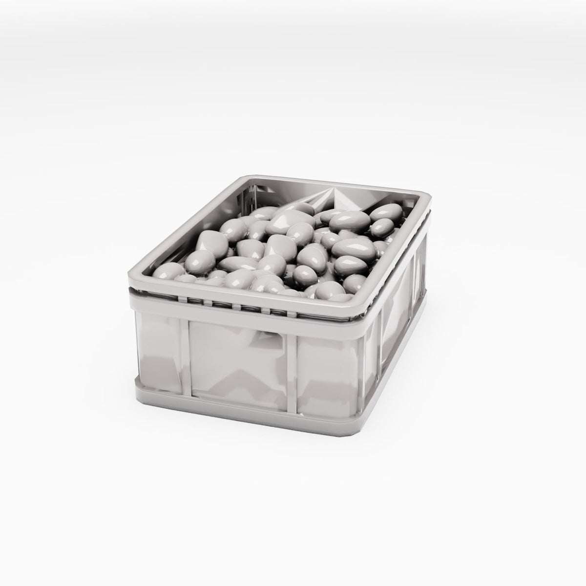 Productfoto diorama en modelbouw 0: Marktdiorama: krat met marktproducten (Ref. 818D)