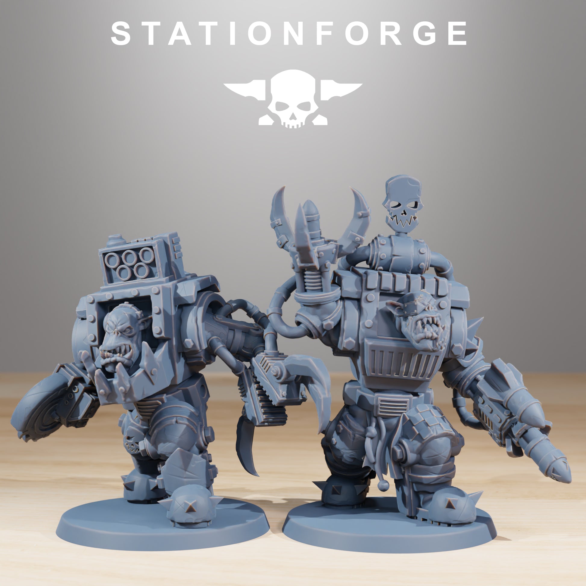 Productfoto Tabletop 28mm The Printing Goes Ever On (TPGEO) 0: Orkaz Steelbrutes