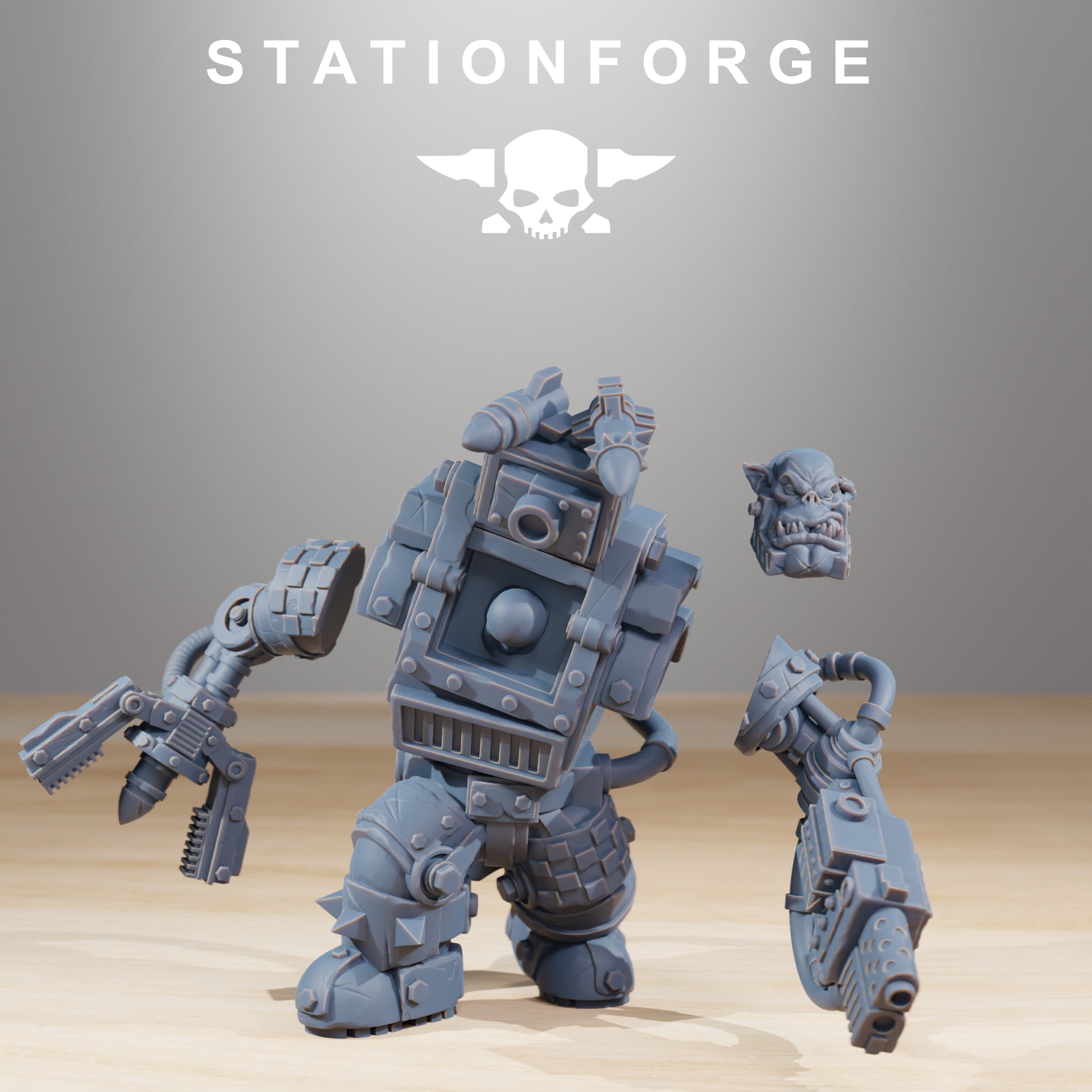 Productfoto Tabletop 28mm The Printing Goes Ever On (TPGEO) 0: Orkaz Steelbrutes