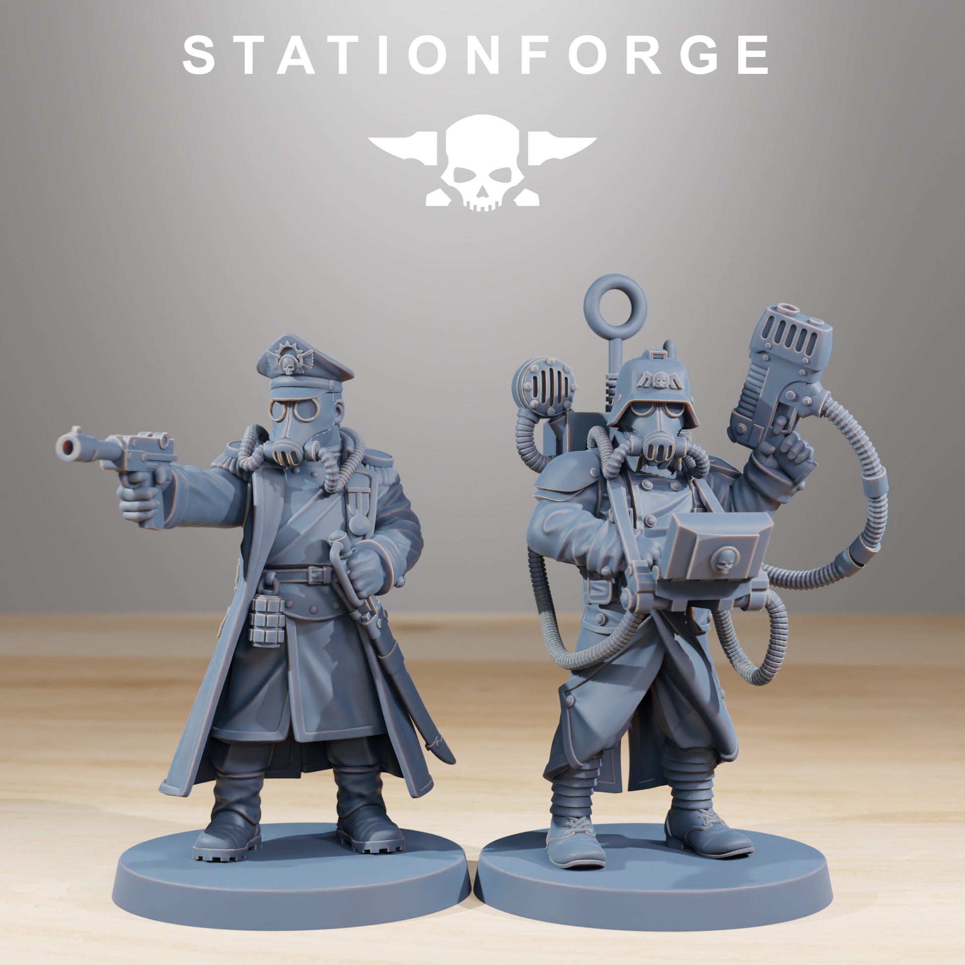 Productfoto Tabletop 28mm The Printing Goes Ever On (TPGEO) 0: GrimGuard Strijders