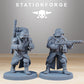 Productfoto Tabletop 28mm The Printing Goes Ever On (TPGEO) 0: GrimGuard Strijders