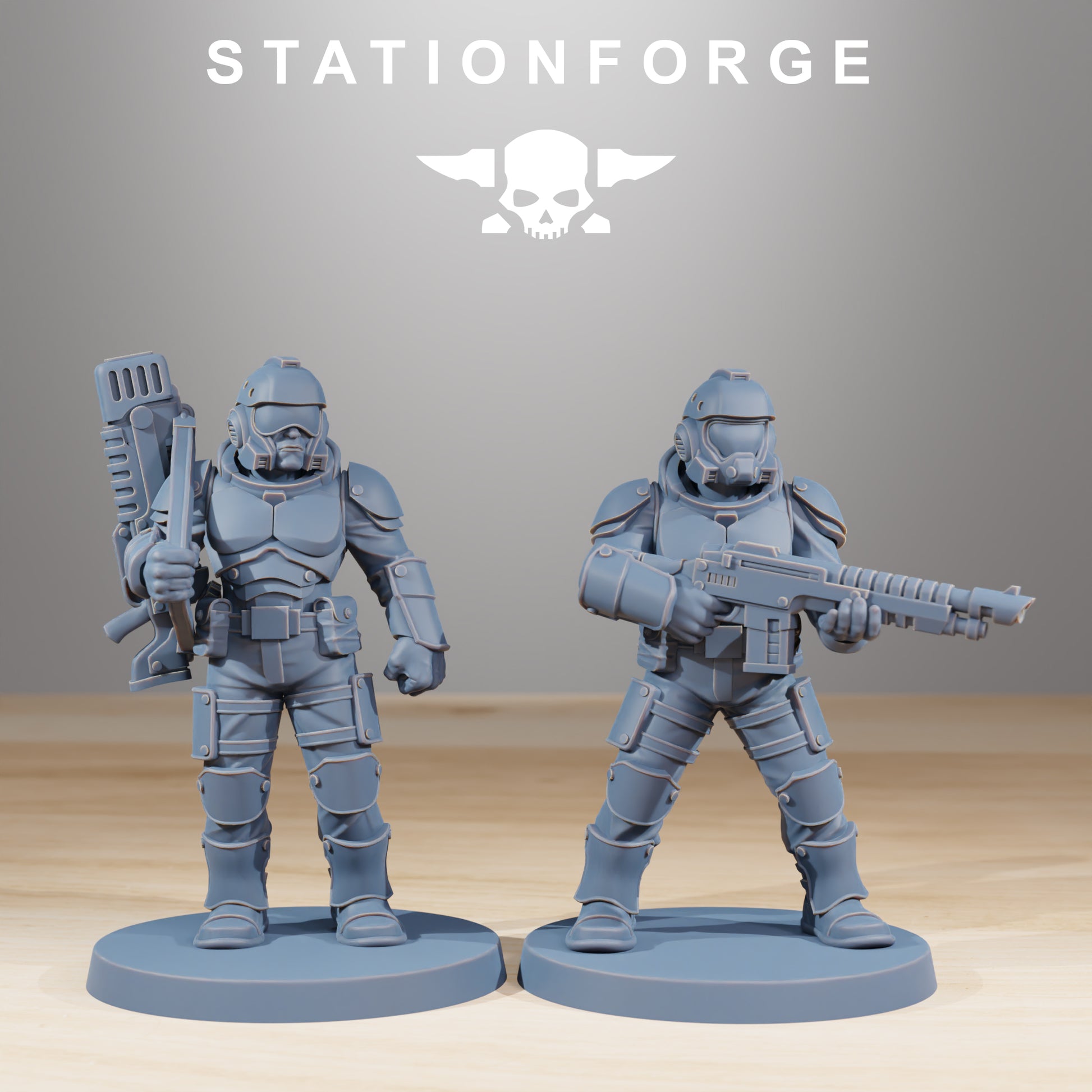Productfoto Tabletop 28mm The Printing Goes Ever On (TPGEO) 0: Vaskar Infanterie Bouwkit
