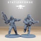 Productfoto Tabletop 28mm The Printing Goes Ever On (TPGEO) 0: Vaskar Infanterie Bouwkit