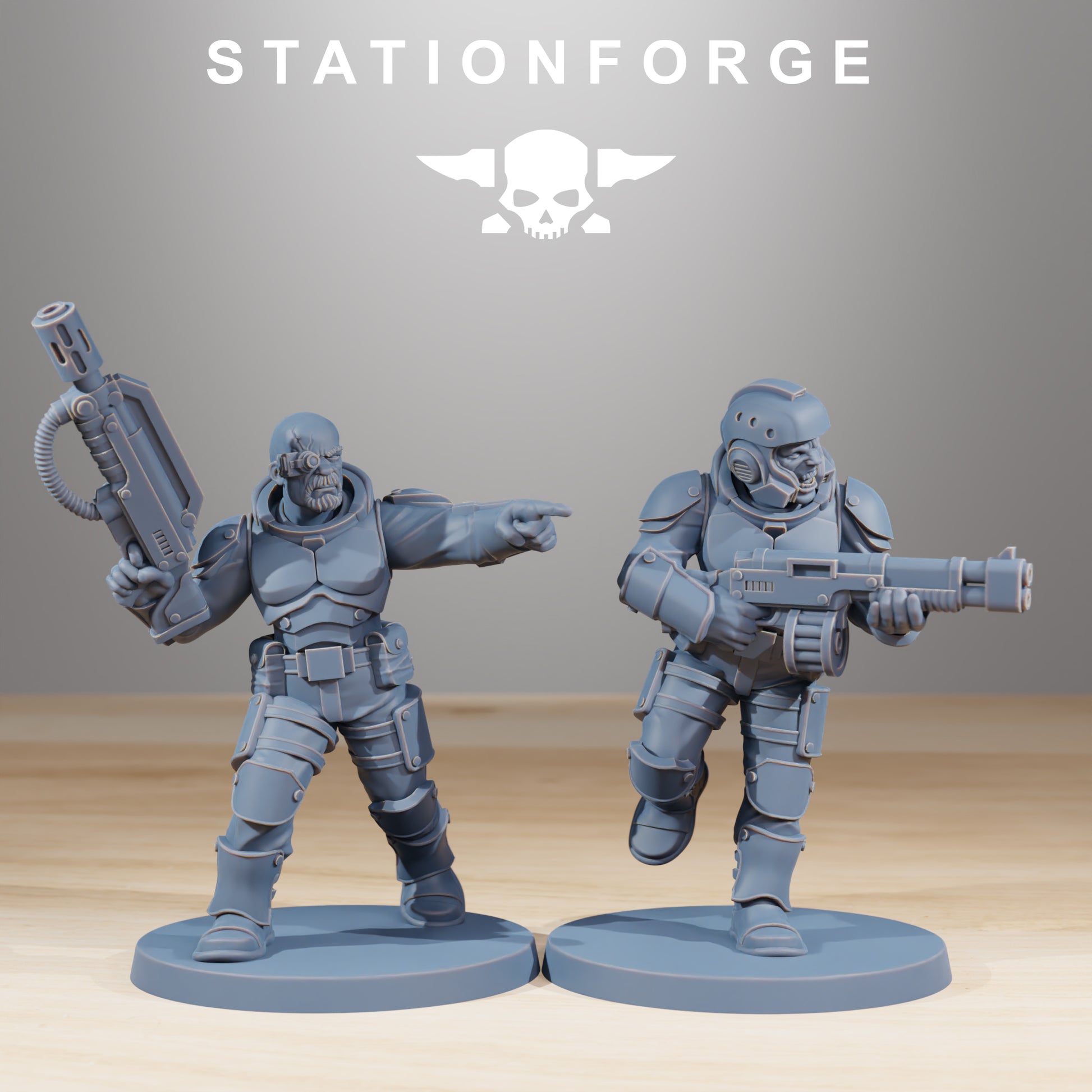 Productfoto Tabletop 28mm The Printing Goes Ever On (TPGEO) 0: Vaskar Infanterie Bouwkit