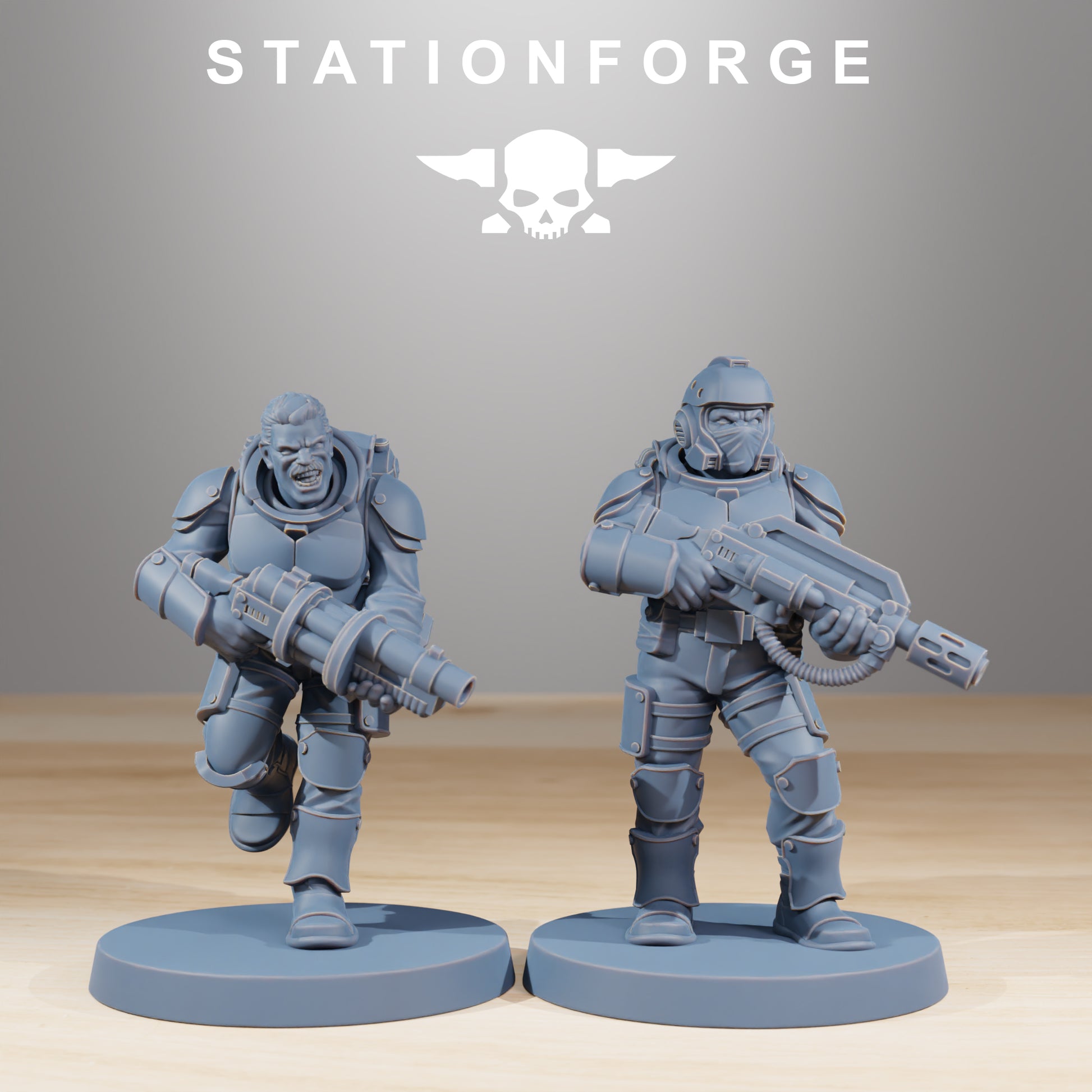 Productfoto Tabletop 28mm The Printing Goes Ever On (TPGEO) 0: Vaskar Infanterie Bouwkit