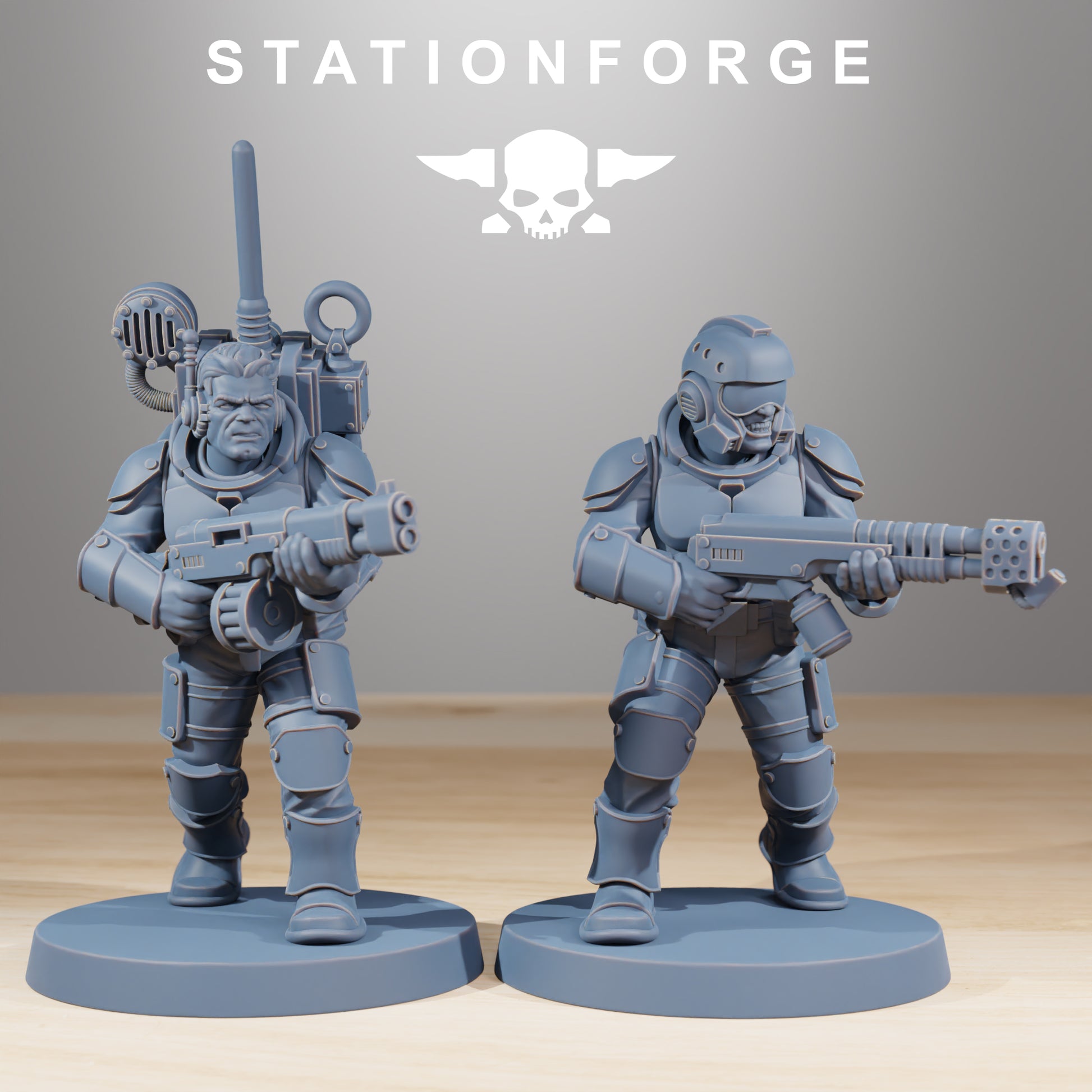 Productfoto Tabletop 28mm The Printing Goes Ever On (TPGEO) 0: Vaskar Infanterie Bouwkit
