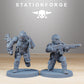 Productfoto Tabletop 28mm The Printing Goes Ever On (TPGEO) 0: Vaskar Infanterie Bouwkit