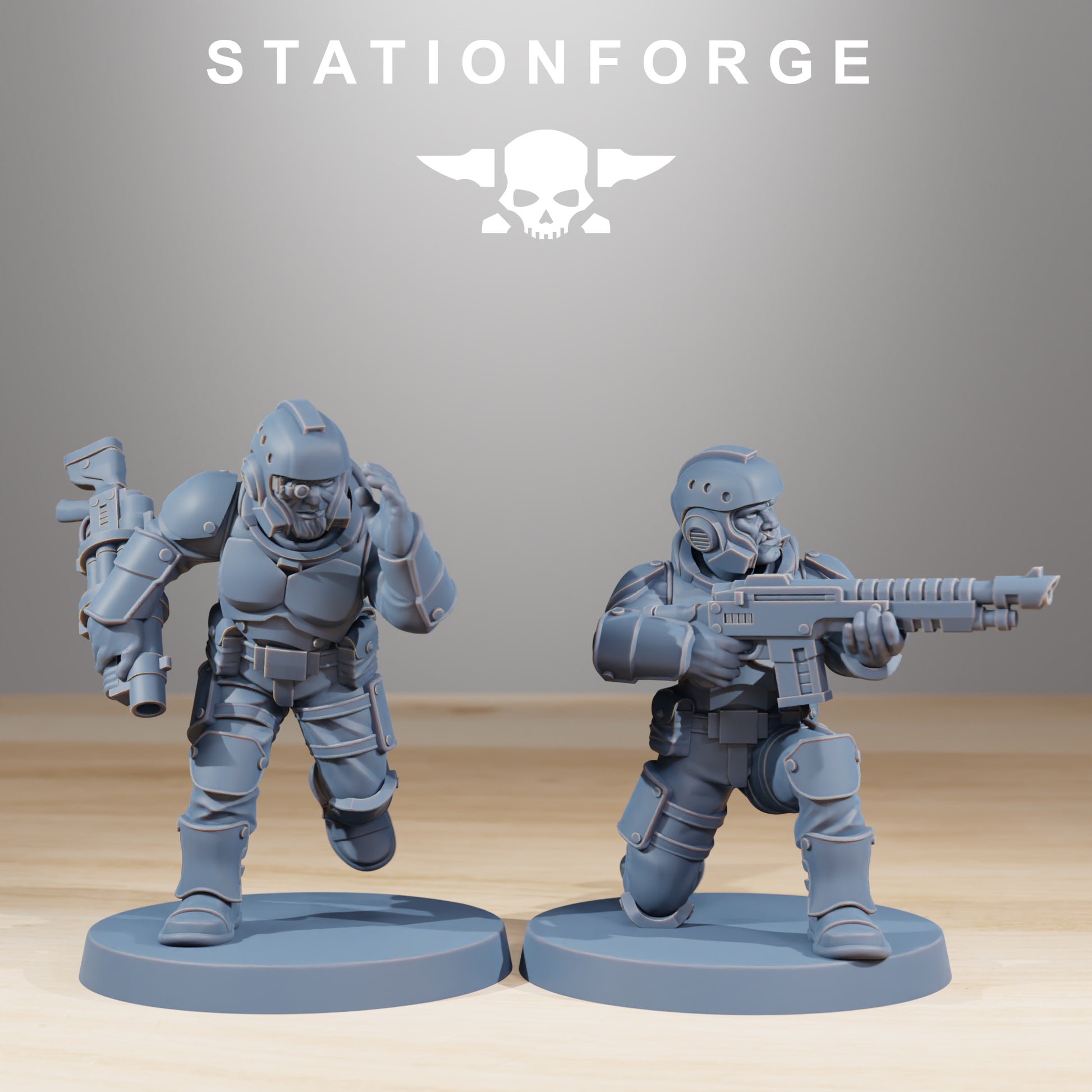 Productfoto Tabletop 28mm The Printing Goes Ever On (TPGEO) 0: Vaskar Infanterie Bouwkit