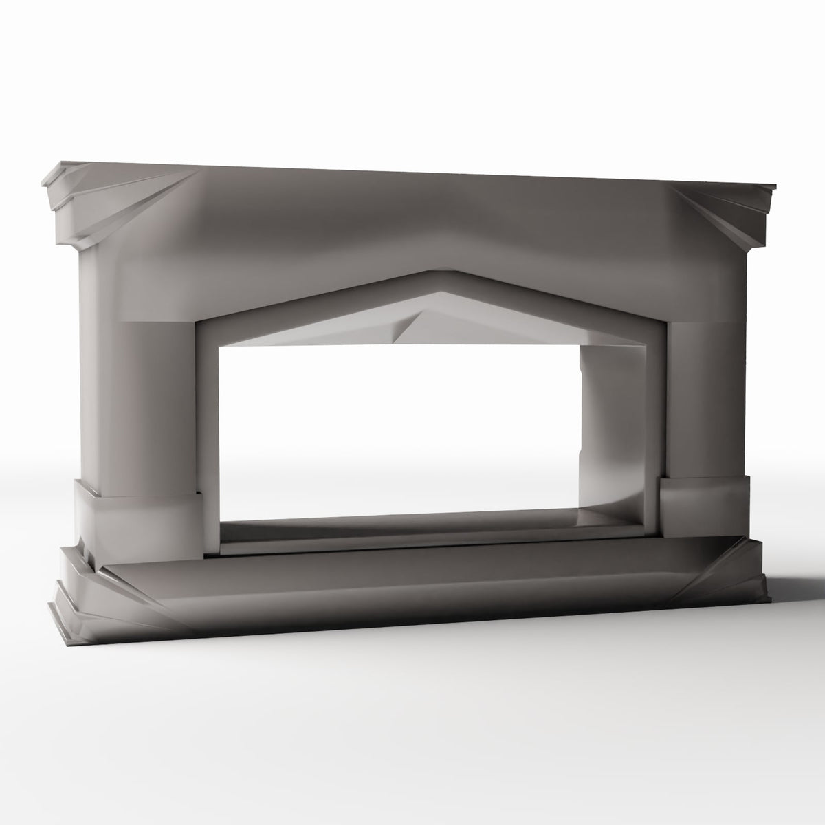 Productfoto diorama en modelbouw 3: Diorama-architectuur: Brede neoklassieke schouwomlijsting (Ref. 856D)