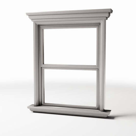 Productfoto diorama en modelbouw 0: Diorama-architectuur: neoklassiek raam met kroonlijst (Ref. 861D)