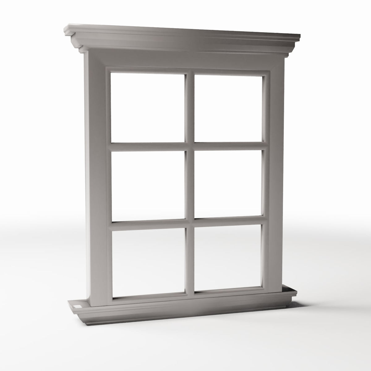 Productfoto diorama en modelbouw 3: Dioramagebouwen: neoklassiek roedenvenster (Ref. 865D)