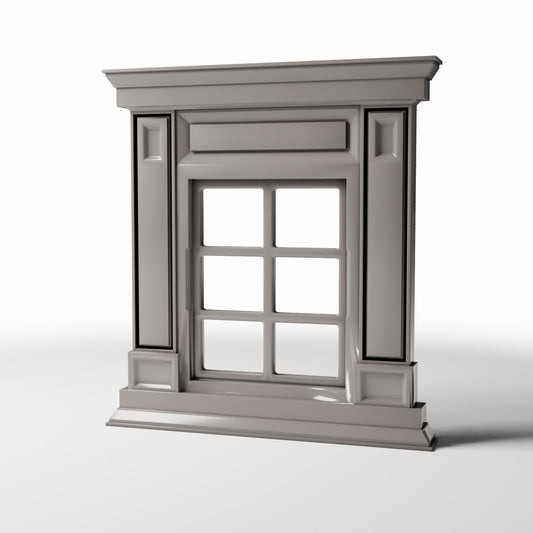 Productfoto diorama en modelbouw 0: Dioramagebouw: smal neoklassiek raam (Ref. 868D)