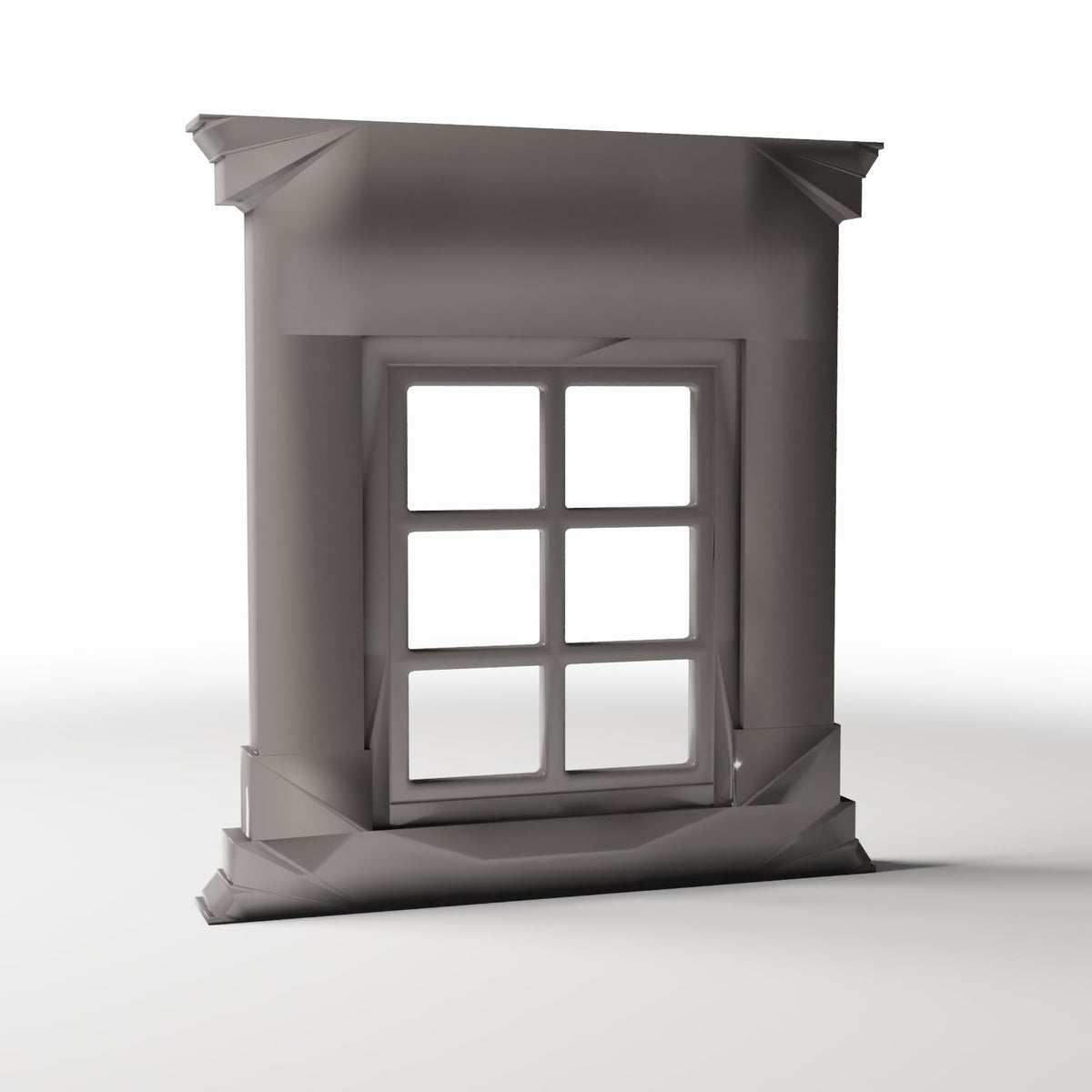 Productfoto diorama en modelbouw 3: Dioramagebouw: smal neoklassiek raam (Ref. 868D)