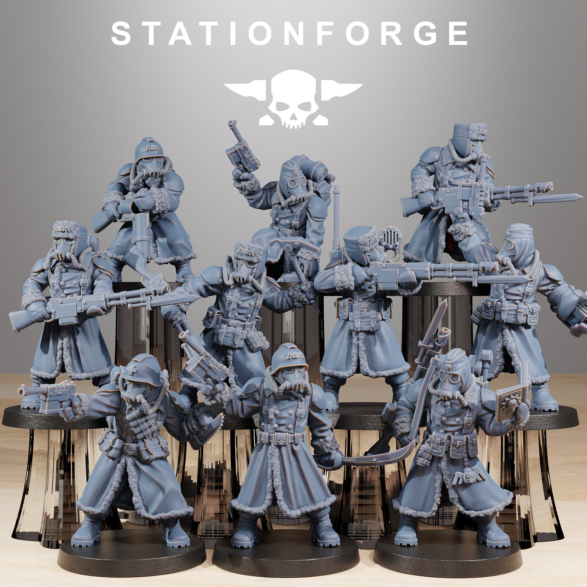 Productfoto Tabletop 28mm The Printing Goes Ever On (TPGEO) 0: GrimGuard Frostwatch