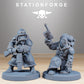 Productfoto Tabletop 28mm The Printing Goes Ever On (TPGEO) 0: GrimGuard Frostwatch