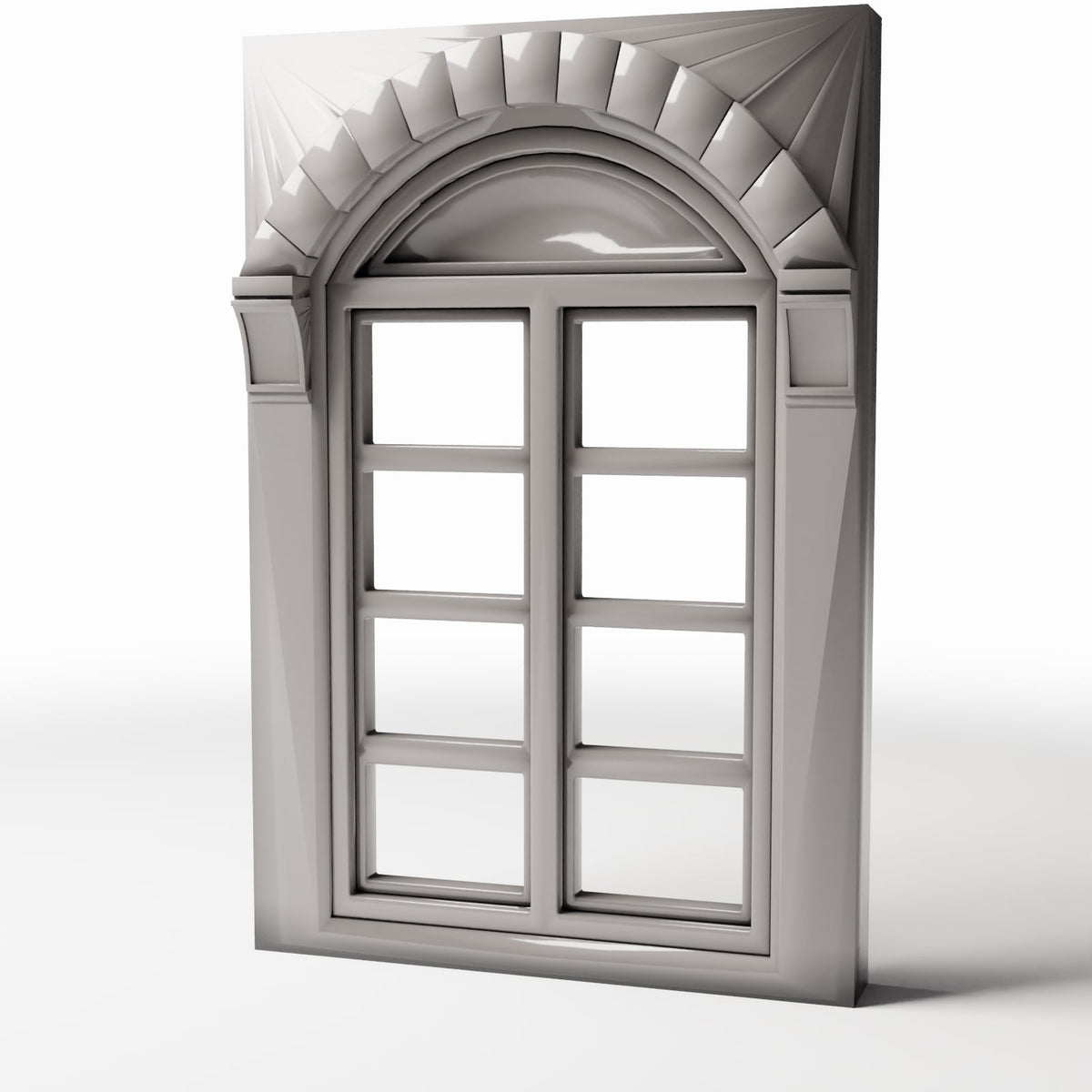 Productfoto diorama en modelbouw 0: Dioramagebouwen: neoklassiek roedenvenster (Ref. 873D)