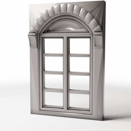 Productfoto diorama en modelbouw 0: Dioramagebouwen: neoklassiek roedenvenster (Ref. 873D)