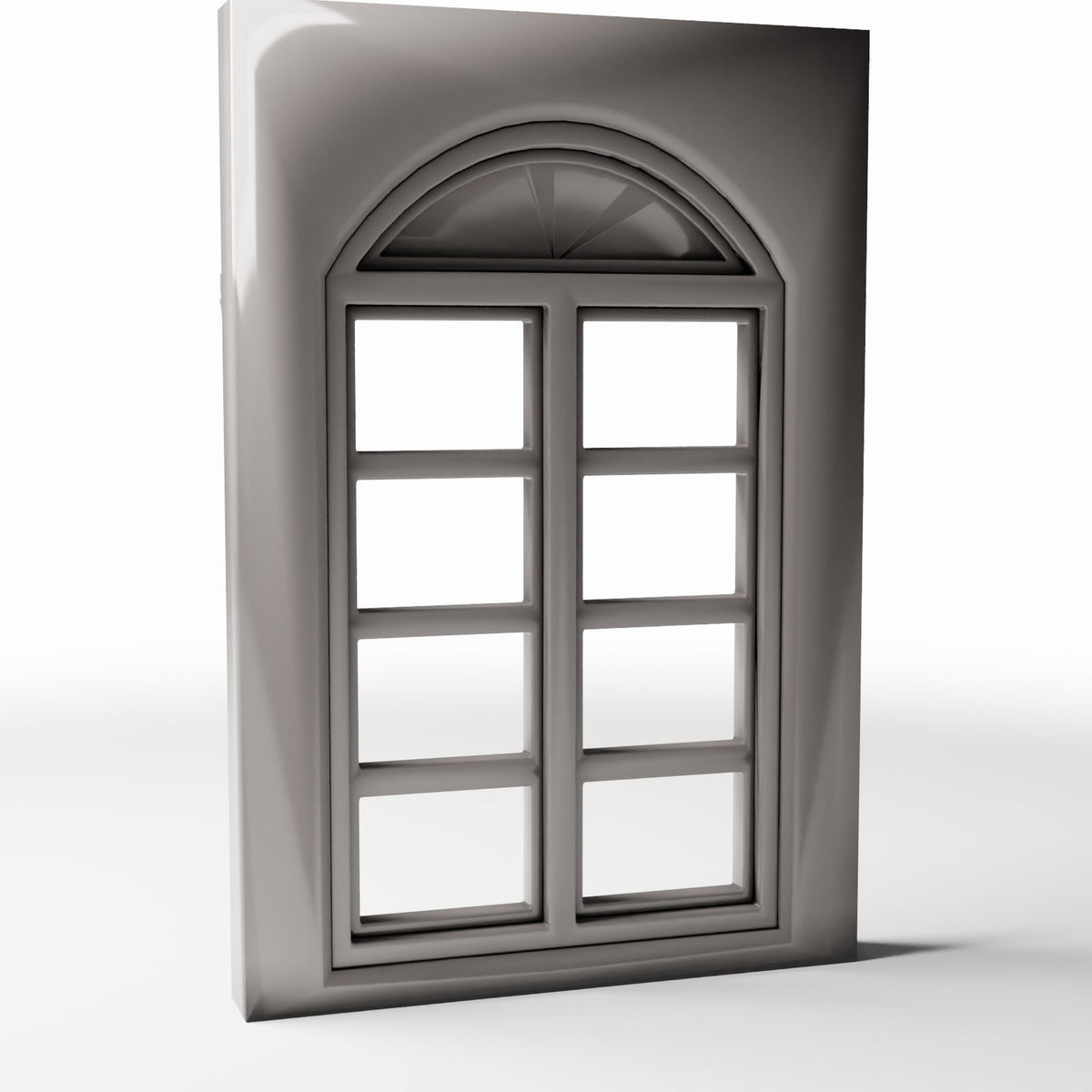 Productfoto diorama en modelbouw 3: Dioramagebouwen: neoklassiek roedenvenster (Ref. 873D)