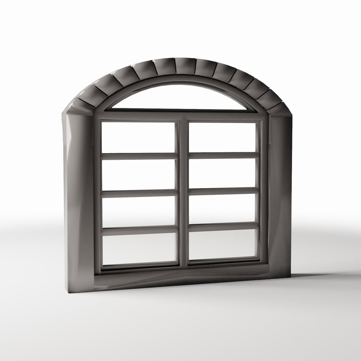 Diorama Modellbau Produktfoto 3: Diorama Architektur: Neoklassizistisches Doppelfenster groß (Ref. 875D)