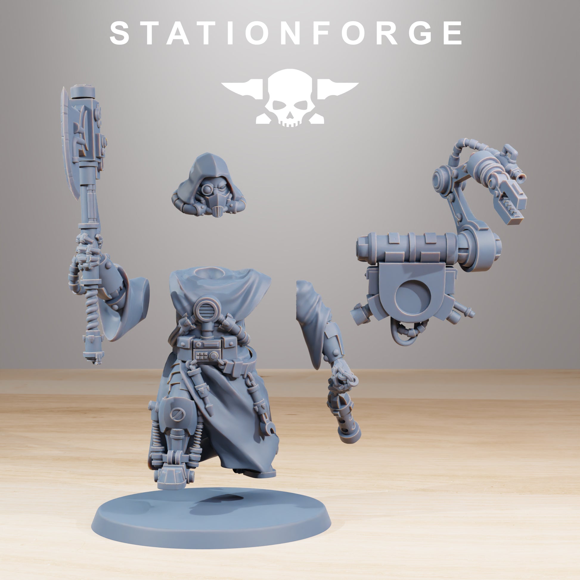Productfoto Tabletop 28mm The Printing Goes Ever On (TPGEO) 0: Scavenger Commander
