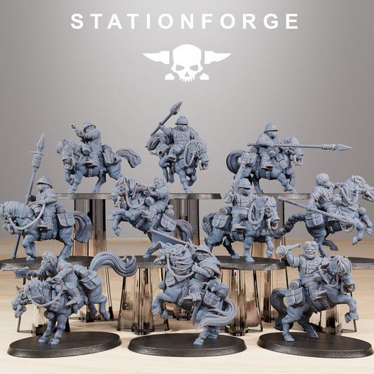 Produktfoto Tabletop 28mm The Printing Goes Ever On (TPGEO)  0: GrimGuard Pony Cavalry