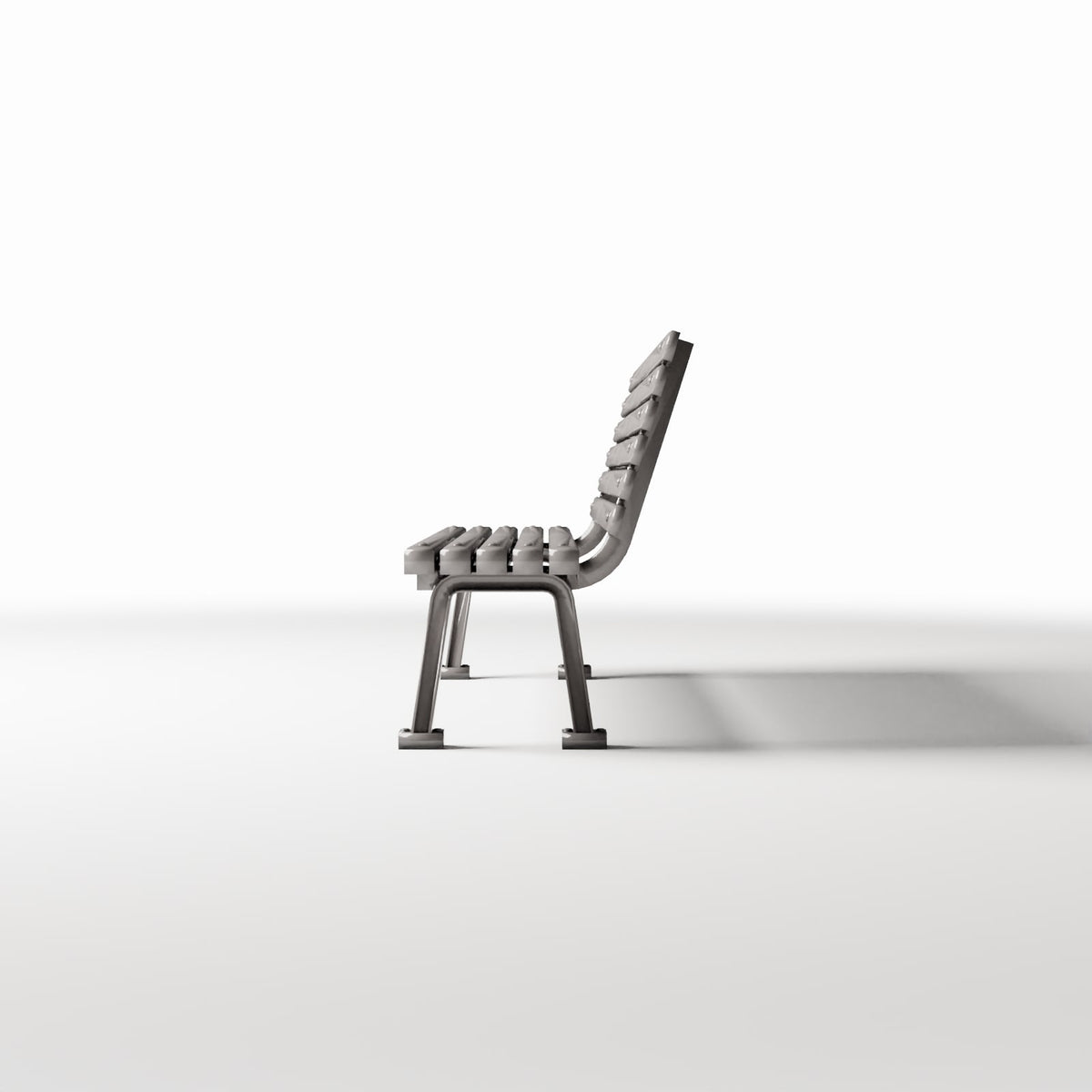 Productfoto diorama en modelbouw 2: Parkdiorama: openbare zitbank met latten (Ref. 884D)