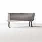 Productfoto diorama en modelbouw 3: Parkdiorama: openbare zitbank met latten (Ref. 884D)