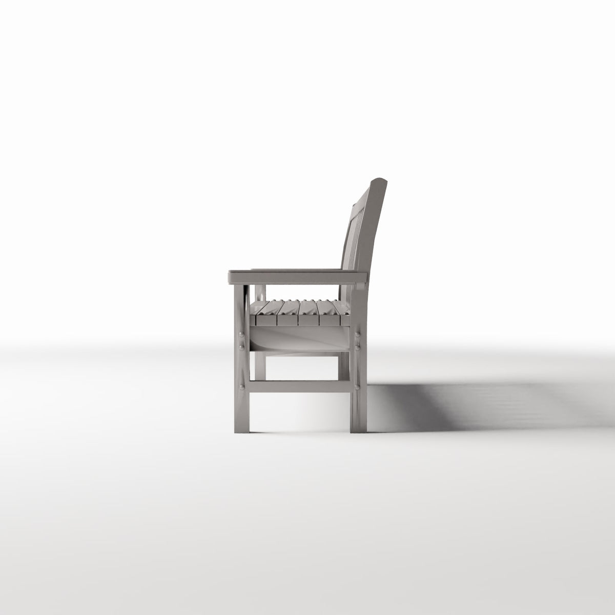 Productfoto diorama en modelbouw 2: Dioramaparkbank: klassieke parkbank type B (Ref. 886D)