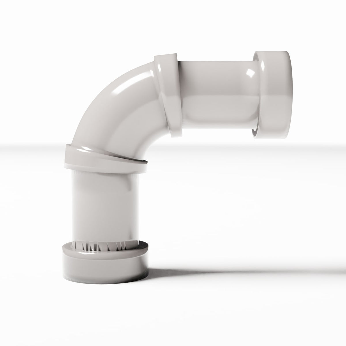 Productfoto diorama en modelbouw 2: Dioramagebouw: gebogen gevelbuis met aansluitflens (Ref. 890D)